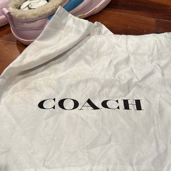 COACH NIB CITYSOLE WOMENS SKATE SNOW SNEAKERS PASTEL PINK SIGNATURE SIZE 7.5B - Picture 7 of 11